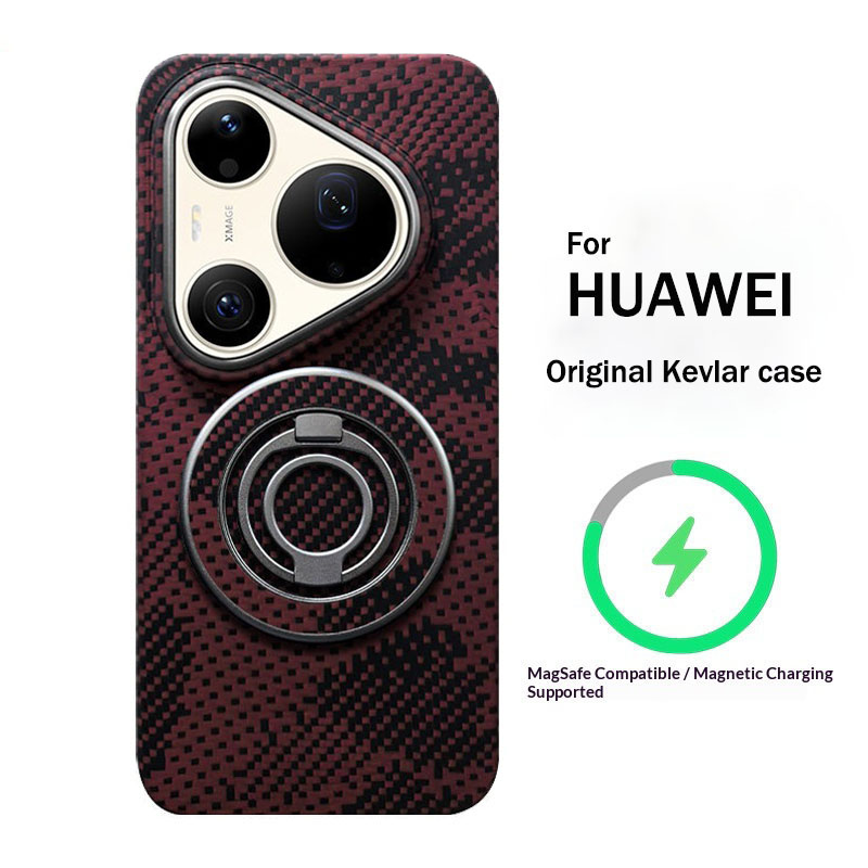 Huawei Pura 70 - Capa de Telefone em Fibra de