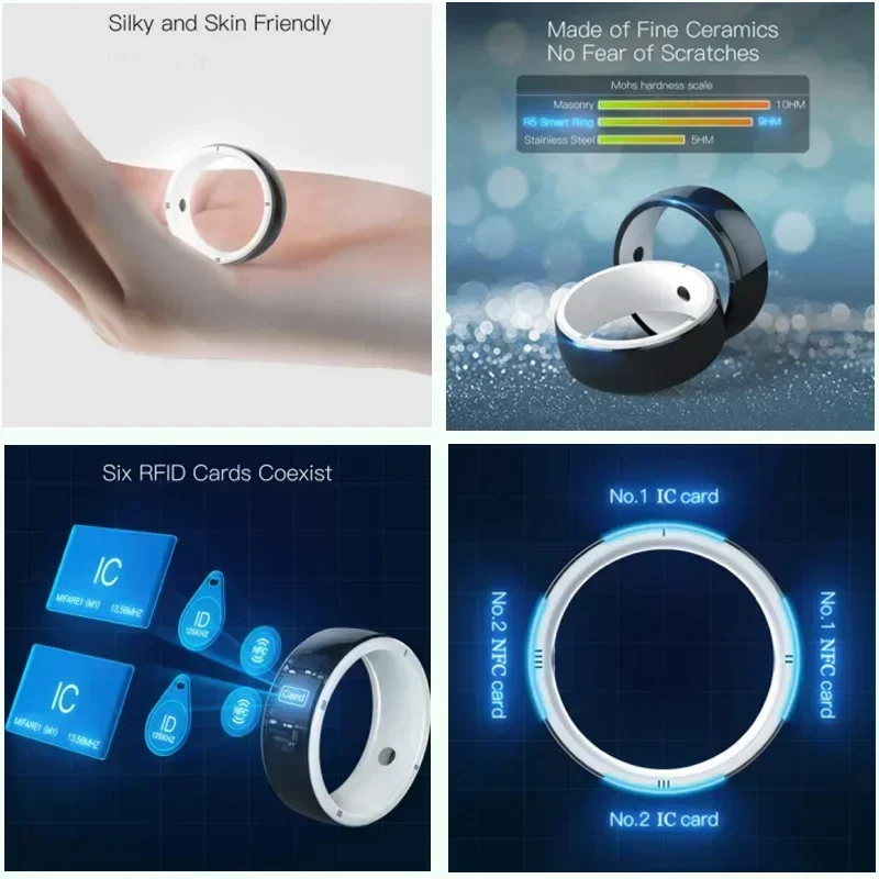 Anel inteligente 6 cartões rfi - Smart Ring Nfc Pay avaliação e preço