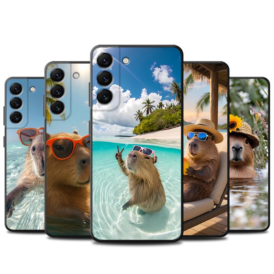 Capa de Celular Capybara de Fé - Samsung Galaxy A55 avaliação e preço