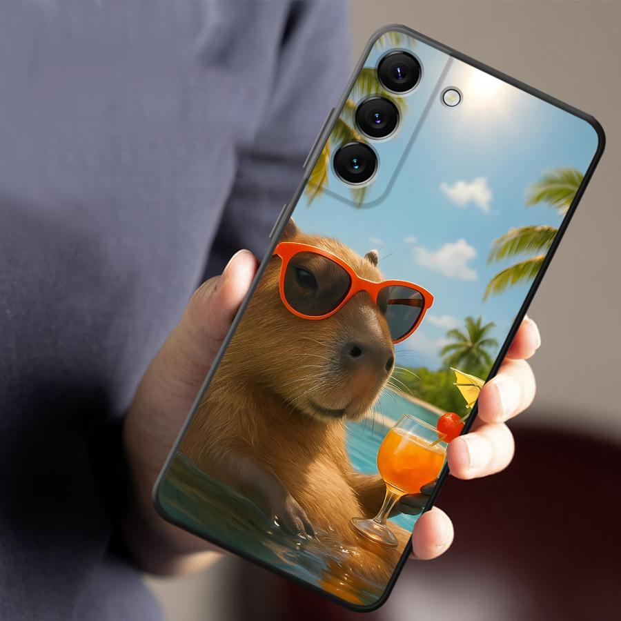 Capa de Celular Capybara de Fé - Samsung Galaxy A55 avaliação e preço