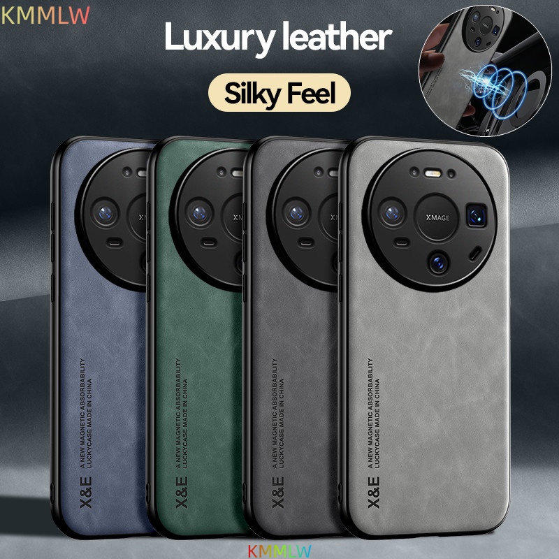 Capa de Couro Luxuosa para Hua - Huawei Mate 60 avaliação e preço