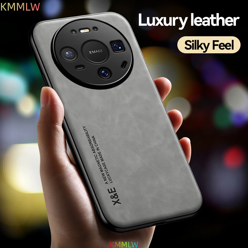 Capa de Couro Luxuosa para Hua - Huawei Mate 60 avaliação e preço