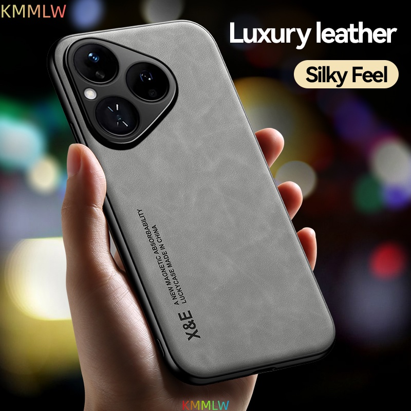 Capa de Couro Luxuosa para Hua - Huawei Pura 70 avaliação e preço