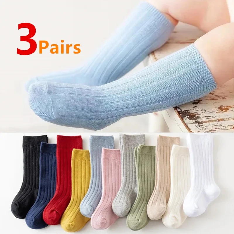 3 pares/lote bebê joelho meias - Baby Sock Oximeter avaliação e preço